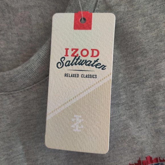 NWT - IZOD SALTWATER USA T-SHIRT - SZ XL - Picture 7 of 8